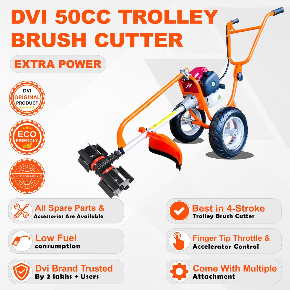 Trolley Brush Cutter 50CC