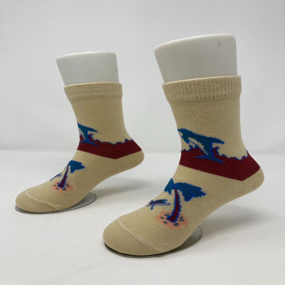 Cream Kids Socks