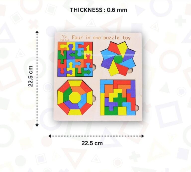 SHAPES PUZZLE 4 IN 1