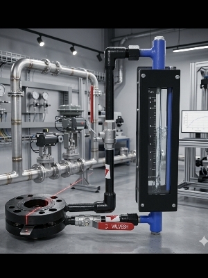 Bypass glasstube ROTAMETER