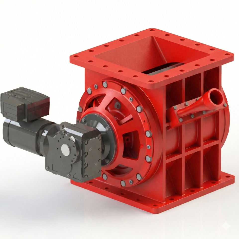 750mm Rotary Valve Square