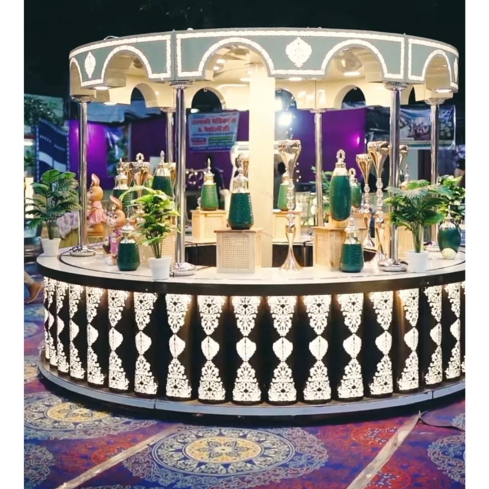 Luxury led food counter counter