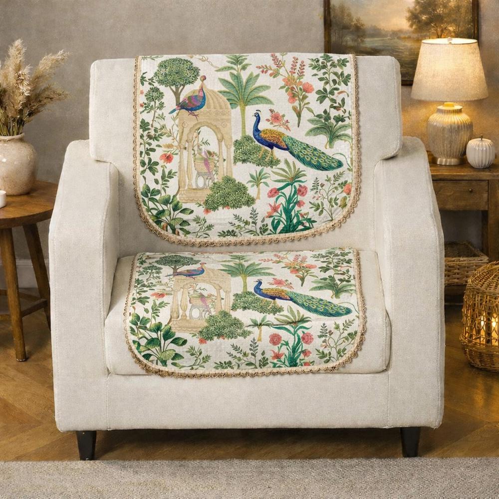 Velvet sofa panels