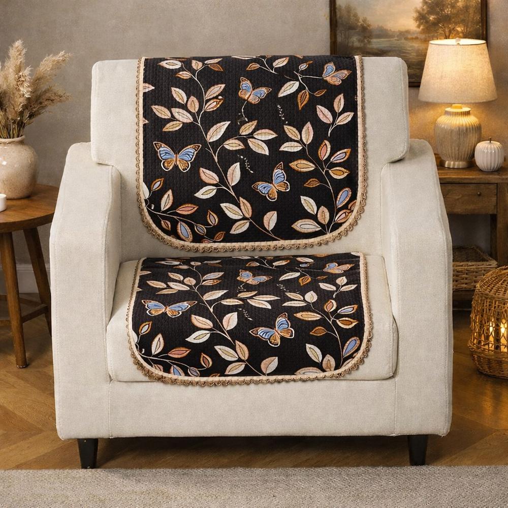 Velvet Sofa Panels - Pattern: Printed