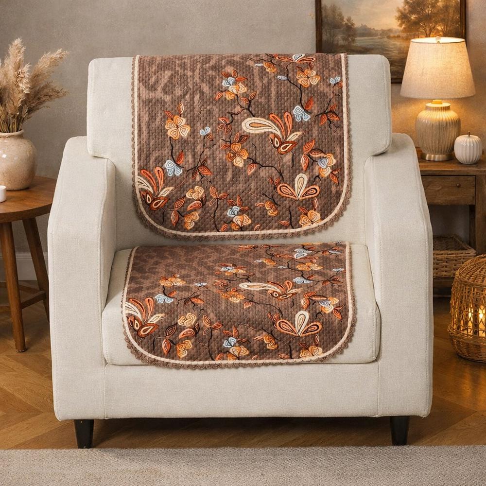 Velvet Sofa Panels - Pattern: Printed