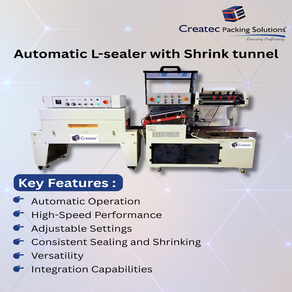 Automatic L-Sealer With Shrink Tunnel