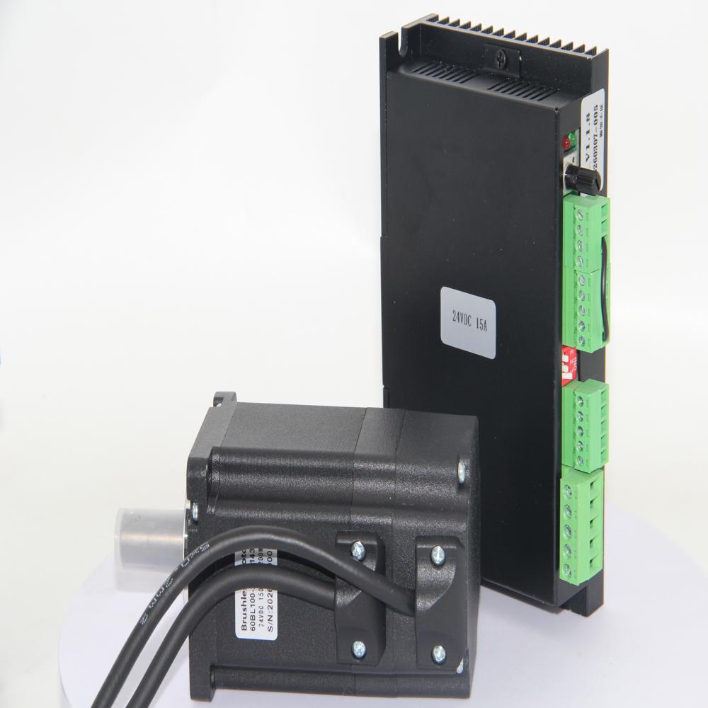 57BLY55-460 Brushless Motor and Controller 24V48V ODM& OEM 3000/6000RPM 0.16-0.64Nm 2.8A-11.2A 50W-400W BLDC DC Motor