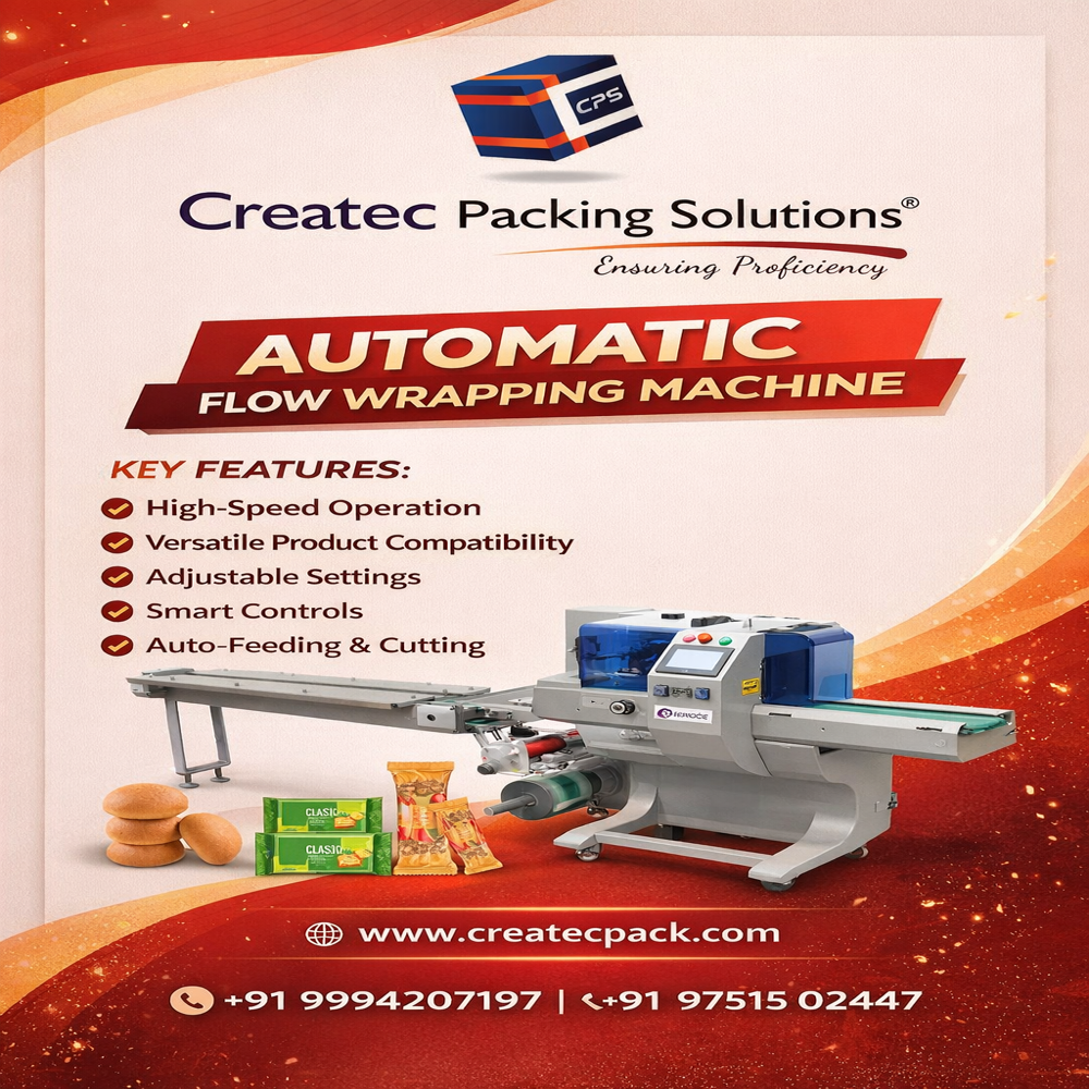 Flow Wrapping Machine