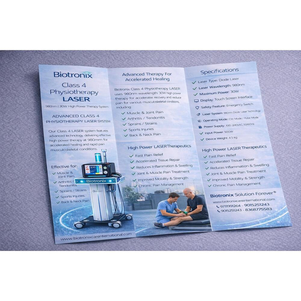 Clinical Class IV Laser Physiotherapy Equipment for Pain Therapy