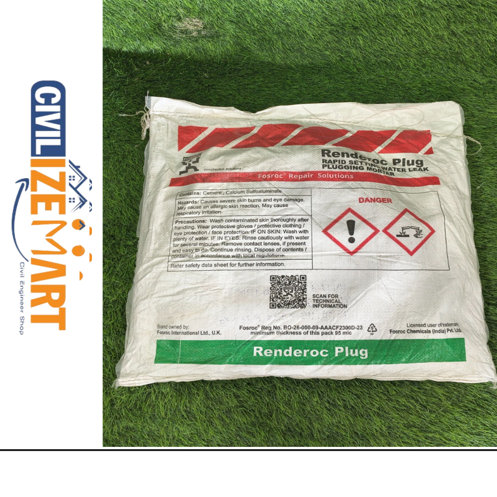 FOSROC RENDEROC PLUG (15KG) WATERPROOFING CHEMICAL