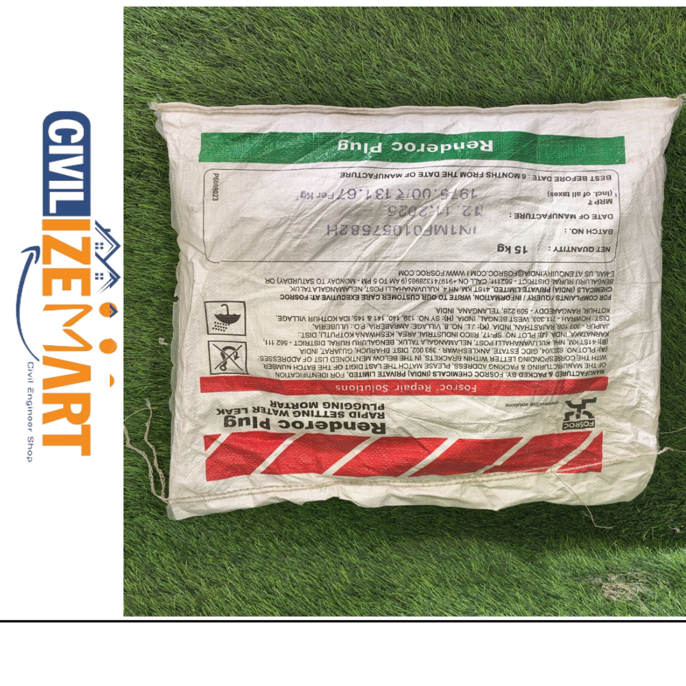FOSROC RENDEROC PLUG (15KG) WATERPROOFING CHEMICAL