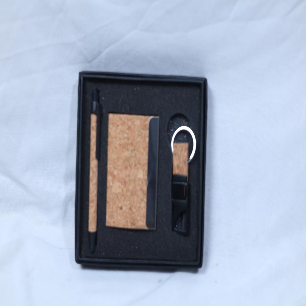Wooden Pen Card Holder & Keychain