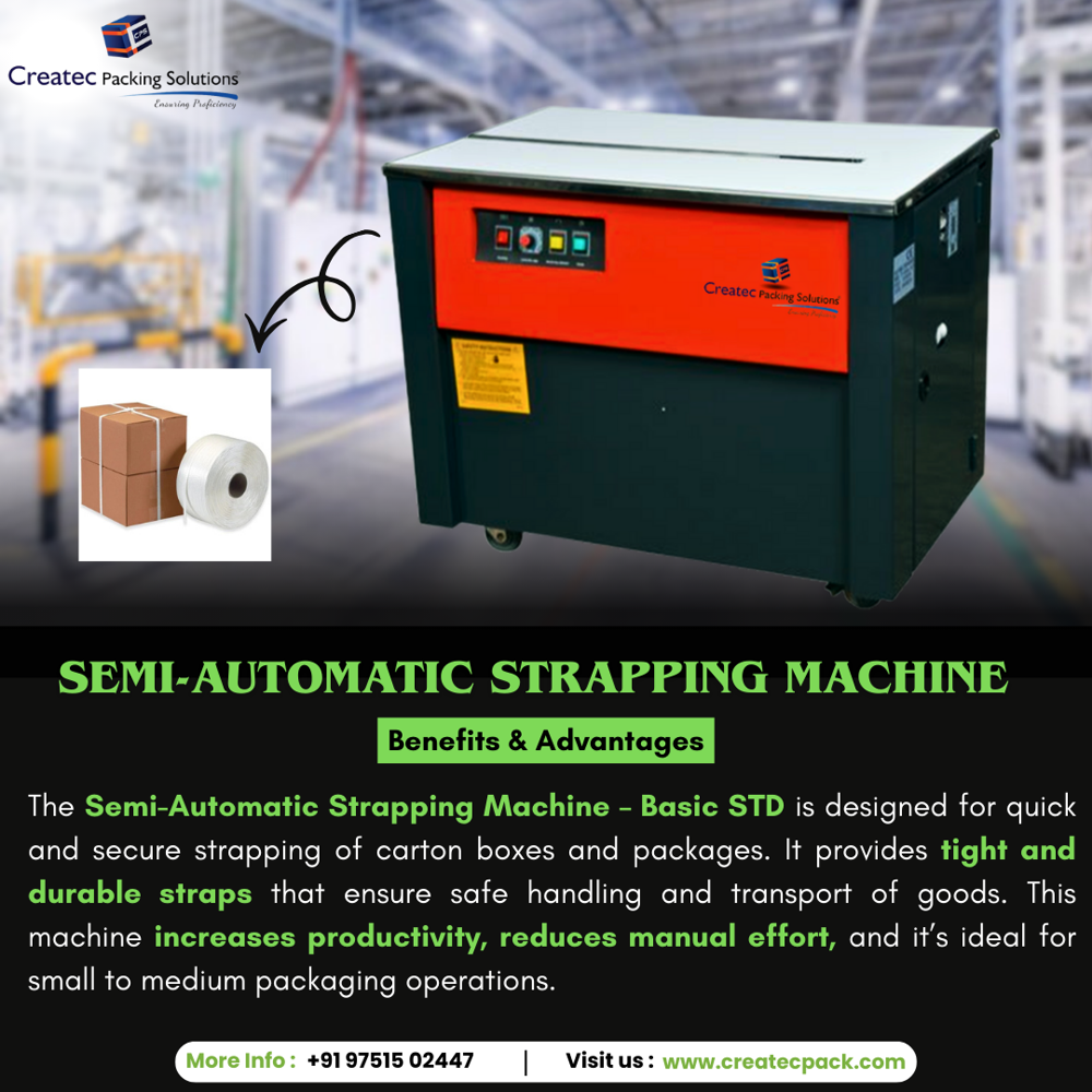 Basic Model Semi Automatic Strapping Machine
