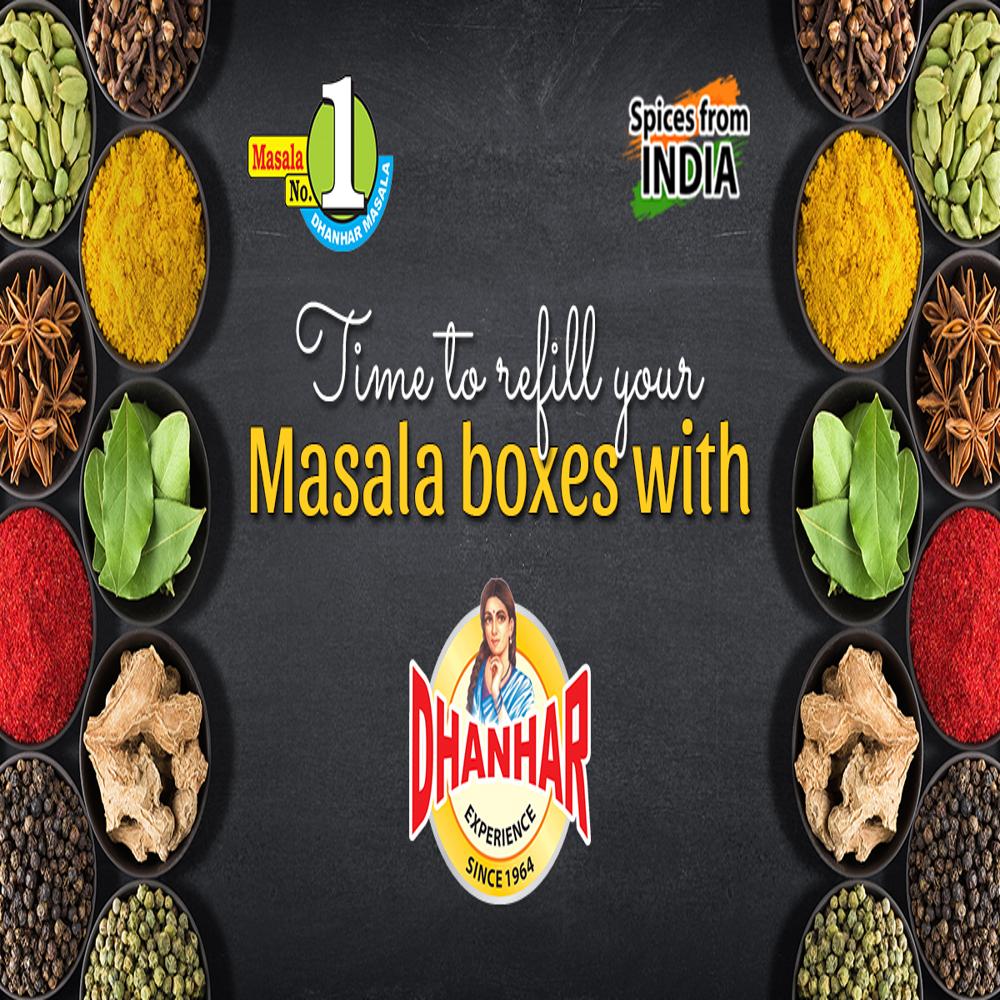 Dhanhar Meat / Mutton Masala | Blended Spices | No Artifiacial Flavour Added | No Preservative, 500 Grams