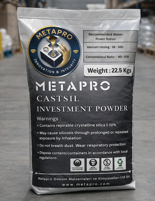 Metapro Castsil Silver Jewellery Investment Casting Powder