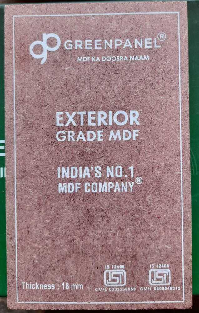 3.3mm ग्रीनपैनल एक्सटीरियर ग्रेड एमडीएफ