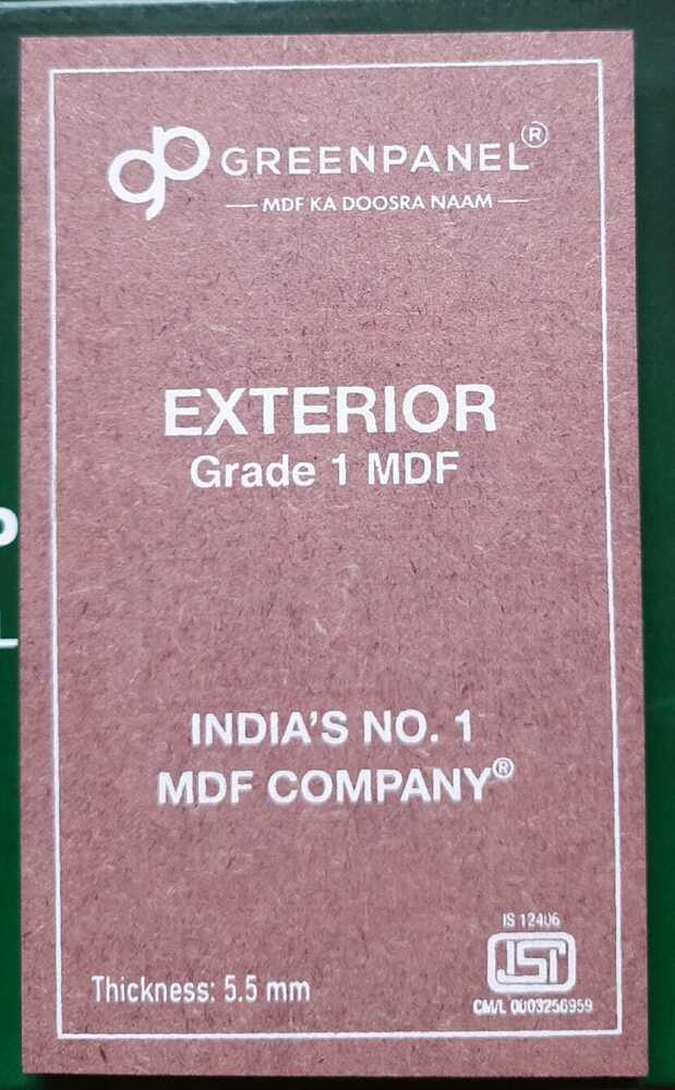 5.5mm Greenpanel Exterior Grade Mdf