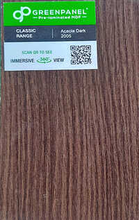 Acacia Dark 2005 Classic Range Greenpanel Pre Laminated Mdf