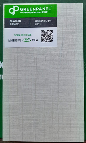 Classic Range Cambric Light 20251 Greenpanel Pre Laminated Mdf