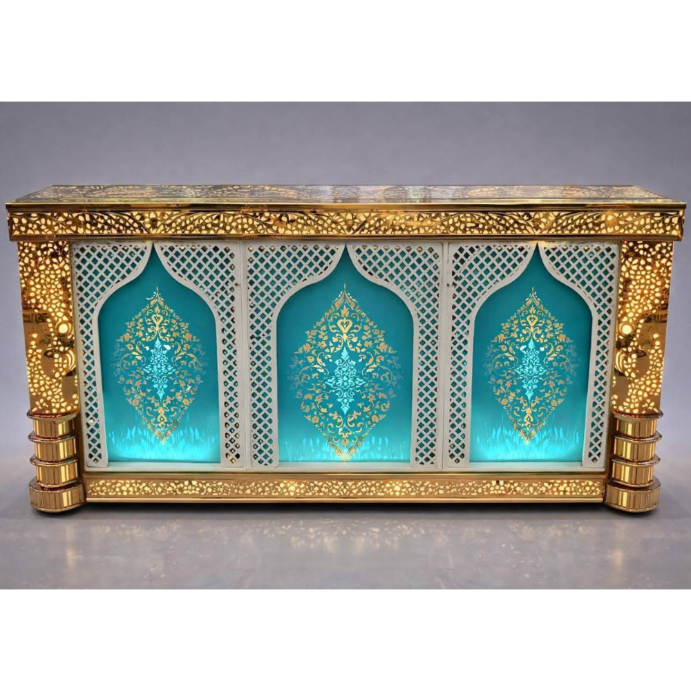 Stainless steel catering buffet counter