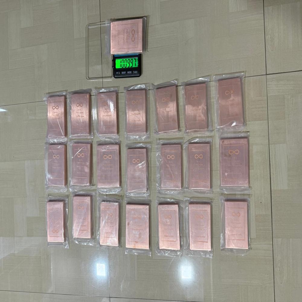 Copper Bar Fine 999 1000 Gram