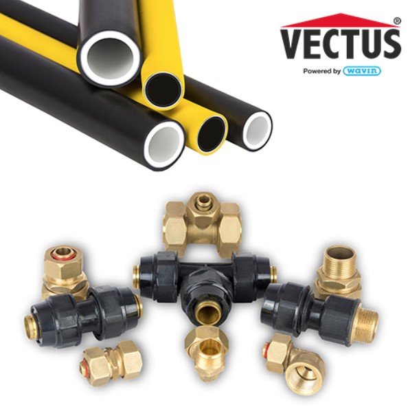 Bleu Vectus Composite Pipe - Application: Hot & Cold Water Supply Systems