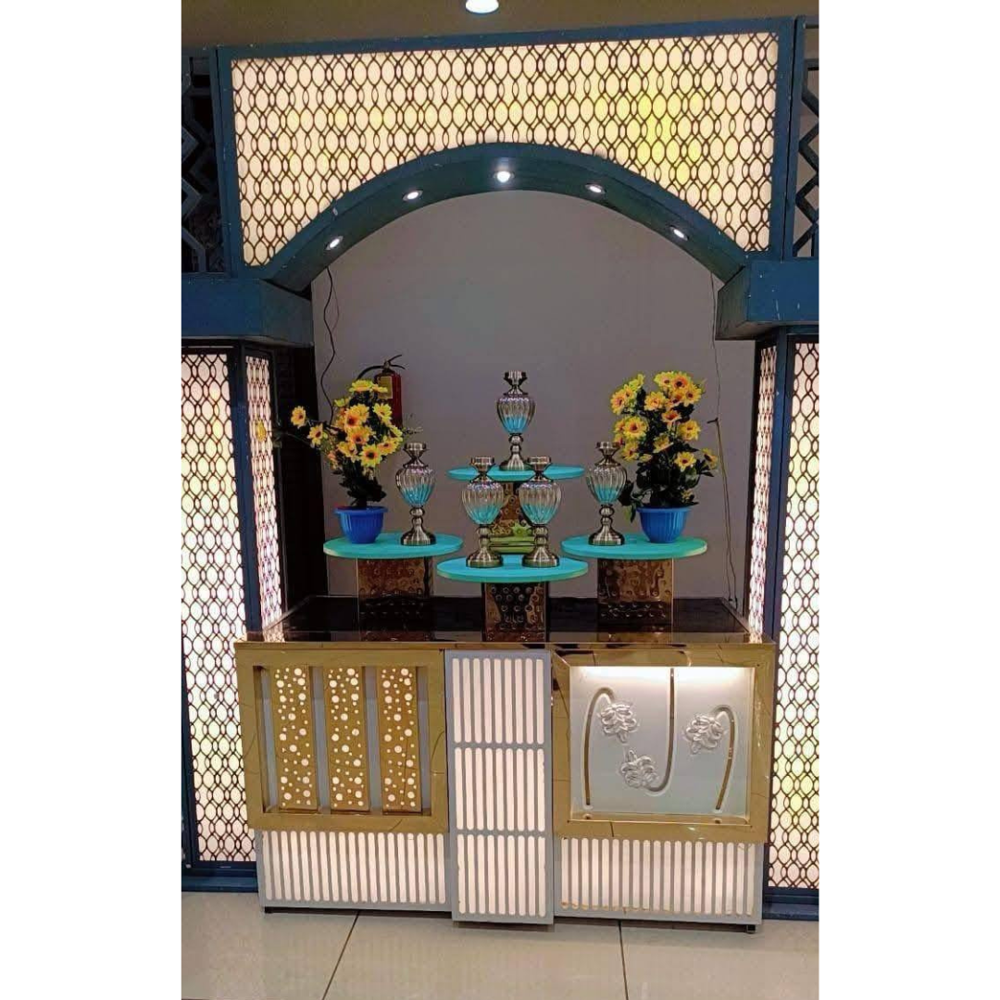 Stainless Steel Catering Display Counter - Features: Premium Quality