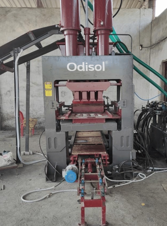 Bottom Vibration Fly Ash Bricks Making Machine