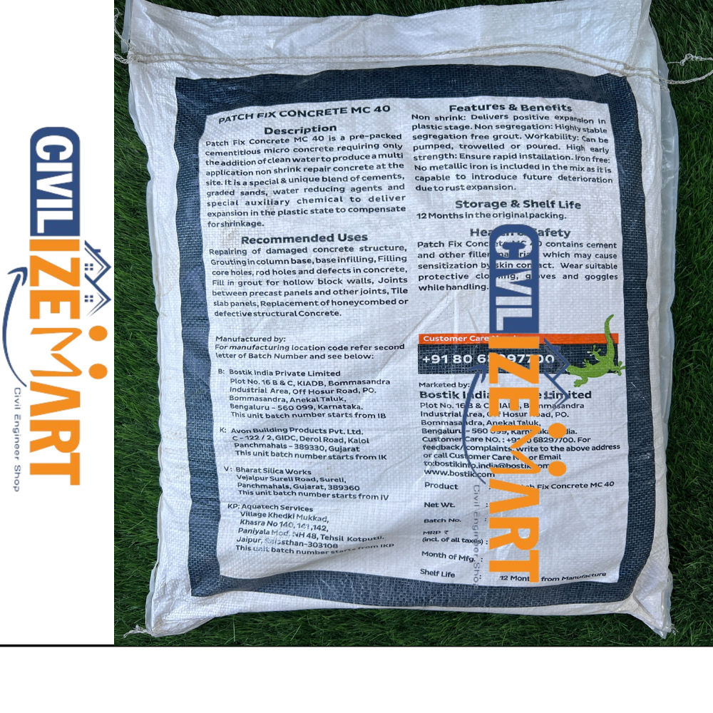 BOSTIK PATCH FIX CONCRETE MC 40
