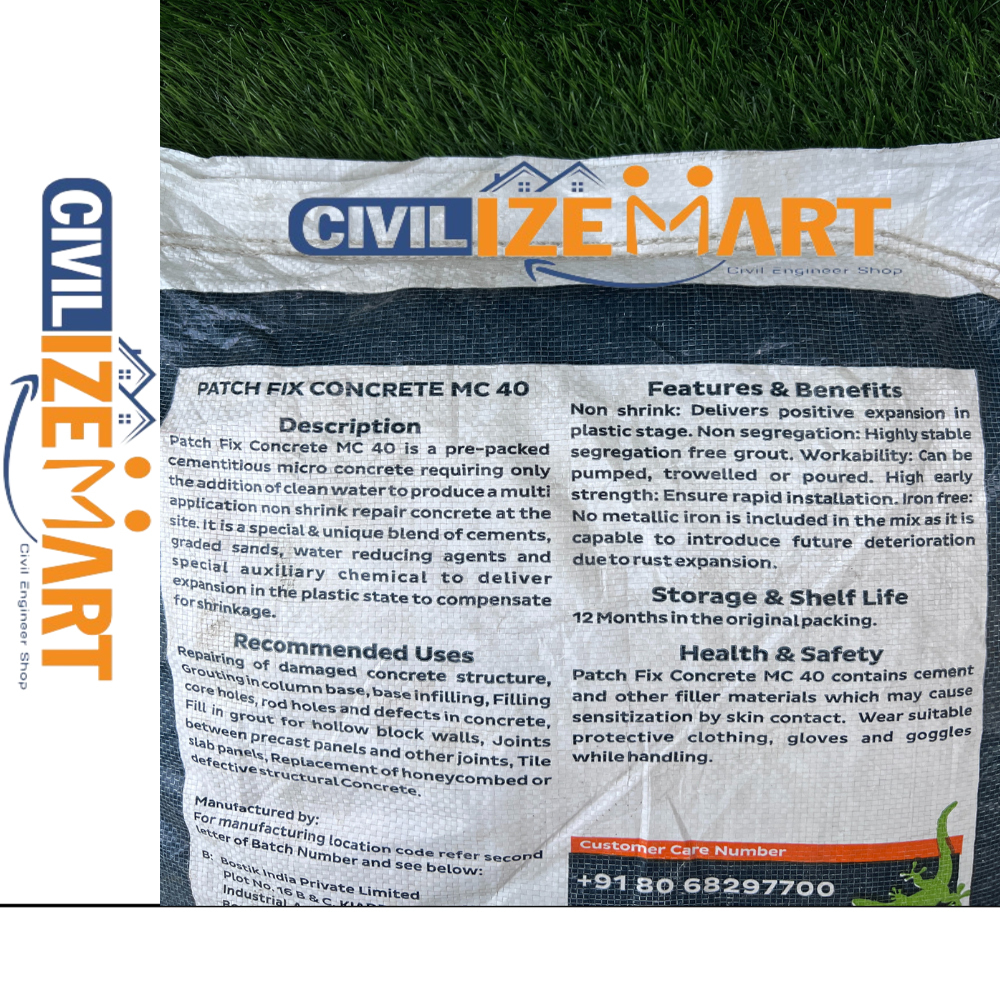 Bostik Patch Fix Concrete Mc 40