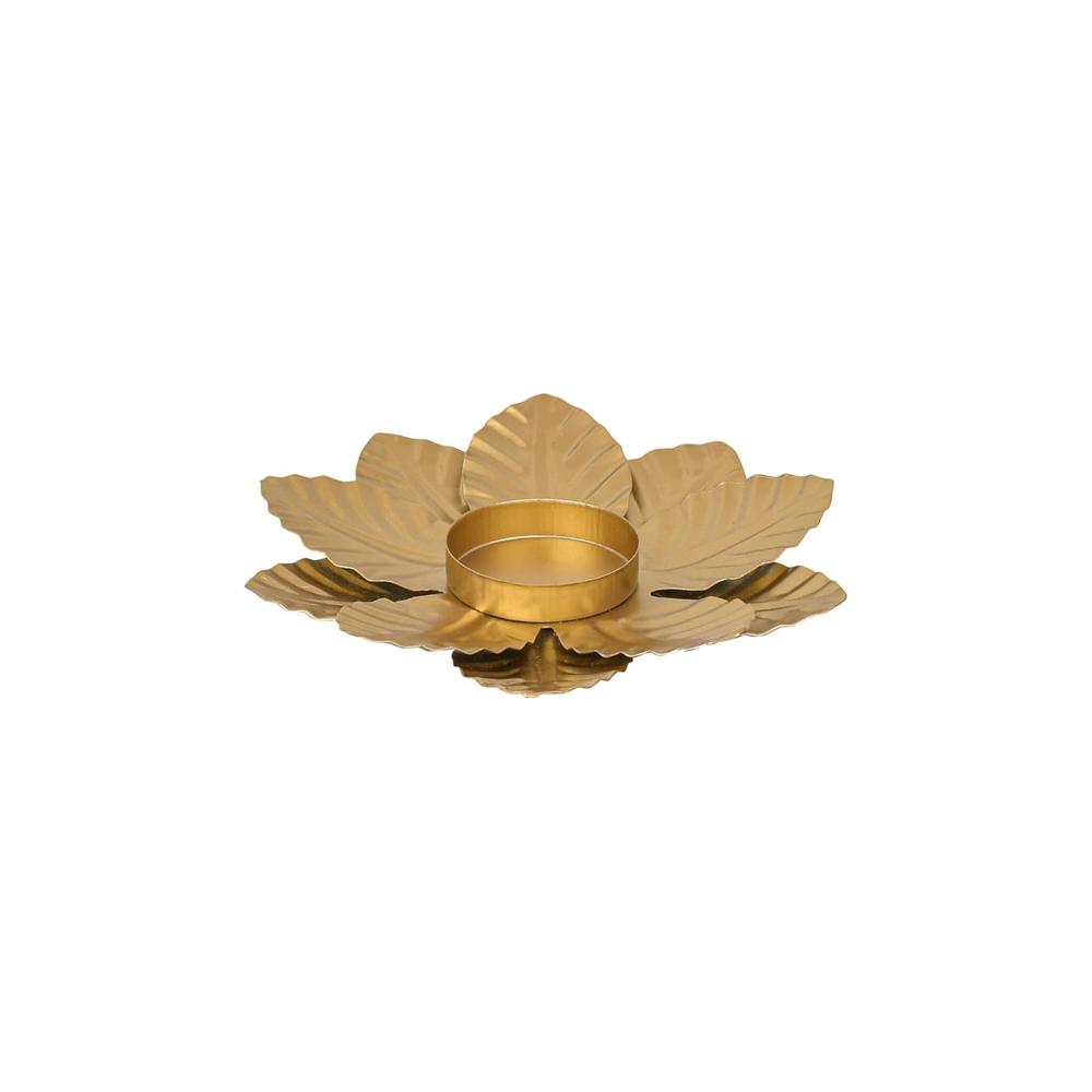 Brass Flower T Light Holder
