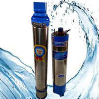 V4 Borewell Submersible Pump Set - Caliber: 100 Mm (4 Inch)
