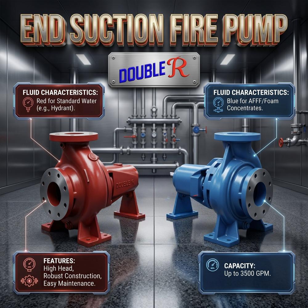 Centrifugal End Suction Fire Pump - Caliber: Dn80-dn400