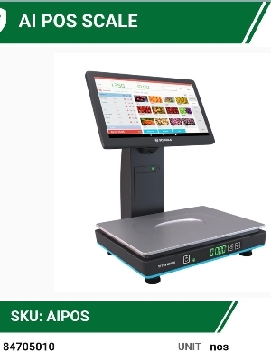 Touch Screen Printer Pos Weighing Machine