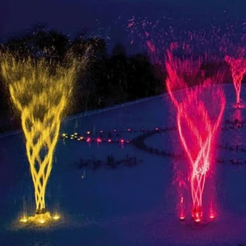 Rotating Fountain Nozzle