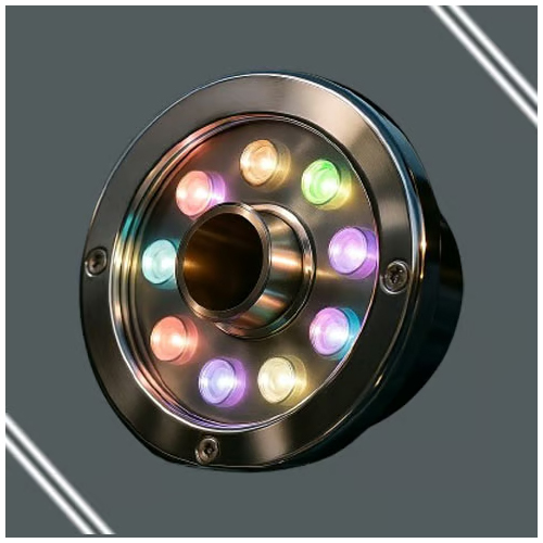 Nozzle Mounted Led Fountain Light