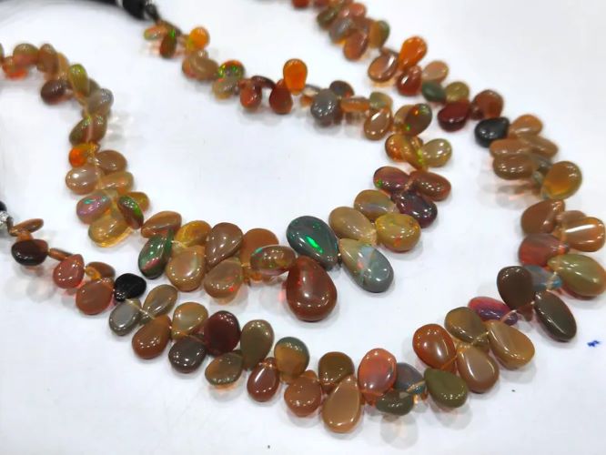 Natural White opal Quartz Rondelle Plain Smooth 8mm Beads Sold Per Strand 8 inches Long