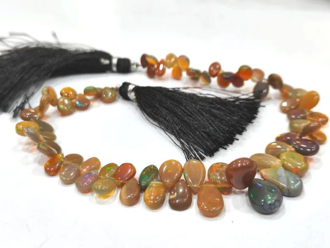 Natural White opal Quartz Rondelle Plain Smooth 8mm Beads Sold Per Strand 8 inches Long