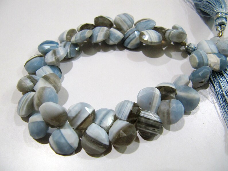 Ethiopian Opal Golden Beads, Flat Drop Smooth Beads Size 4x6mm to 6x9mm, Strand 8 inch Long