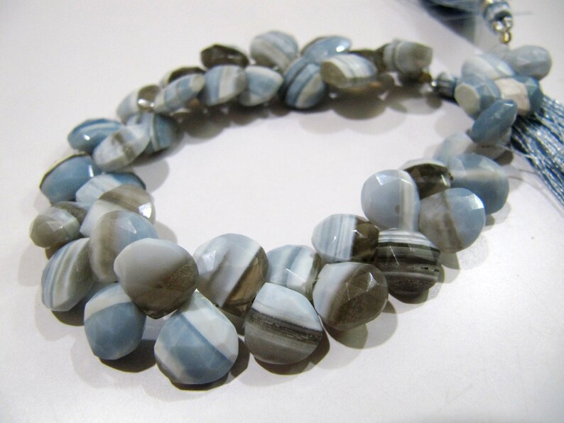 Ethiopian Opal Golden Beads, Flat Drop Smooth Beads Size 4x6mm to 6x9mm, Strand 8 inch Long