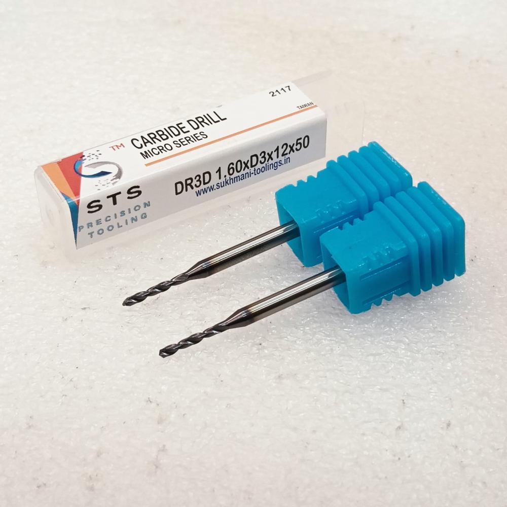 Micro Drill 1.65xD3x12x50 (55HRC)