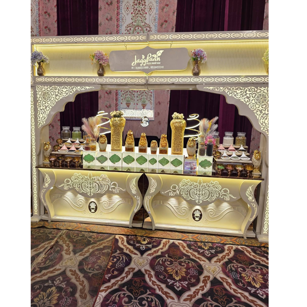 Stainless steel catering counter