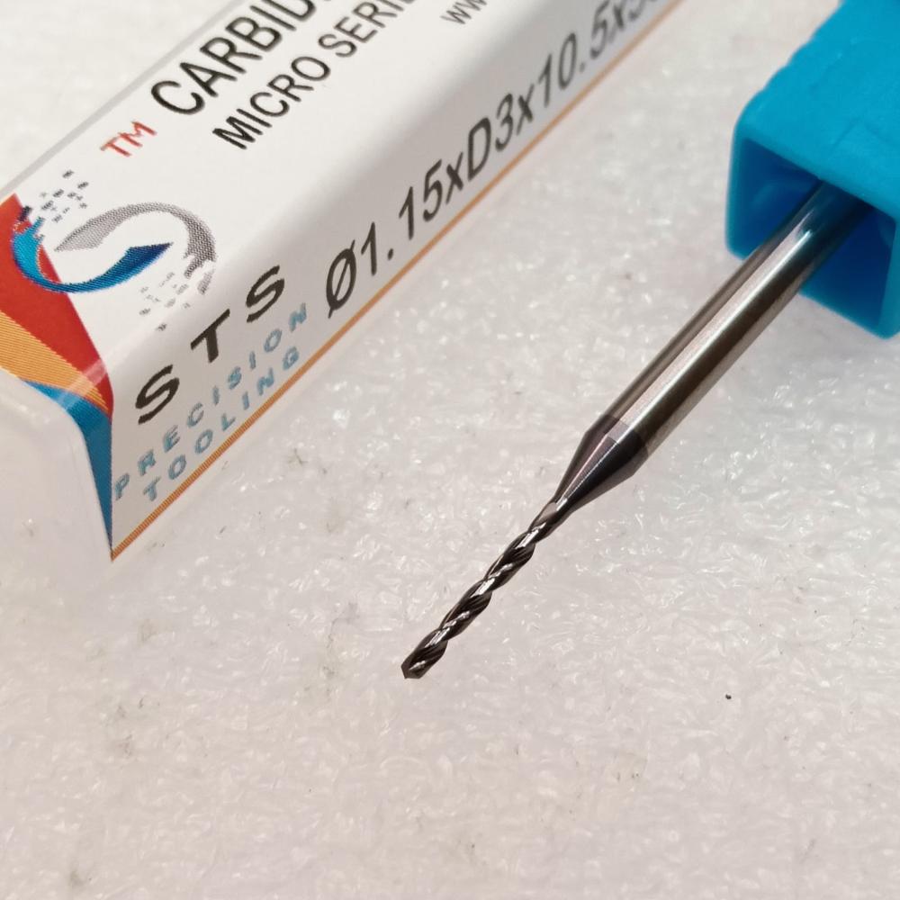 Micro Drill 1.15xD3x11x38 (55 HRC)