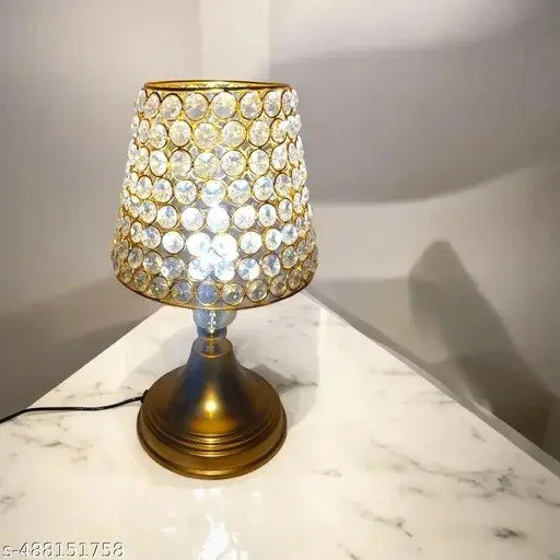 Rose Diamond Crystal Table Lamp