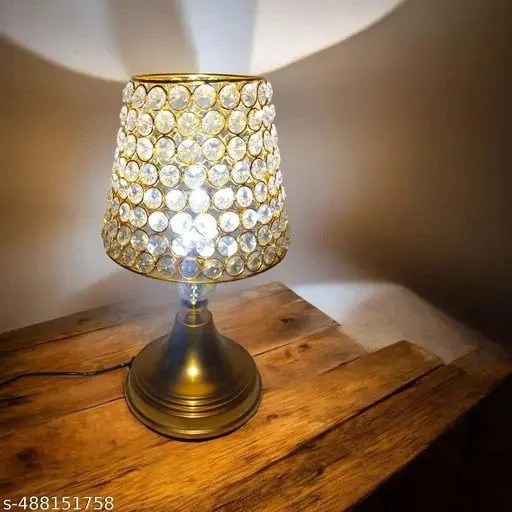 Rose Diamond Crystal Table Lamp