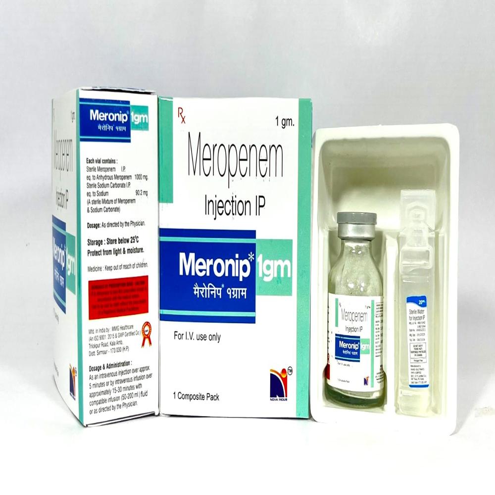 Meronip 1gm Injection
