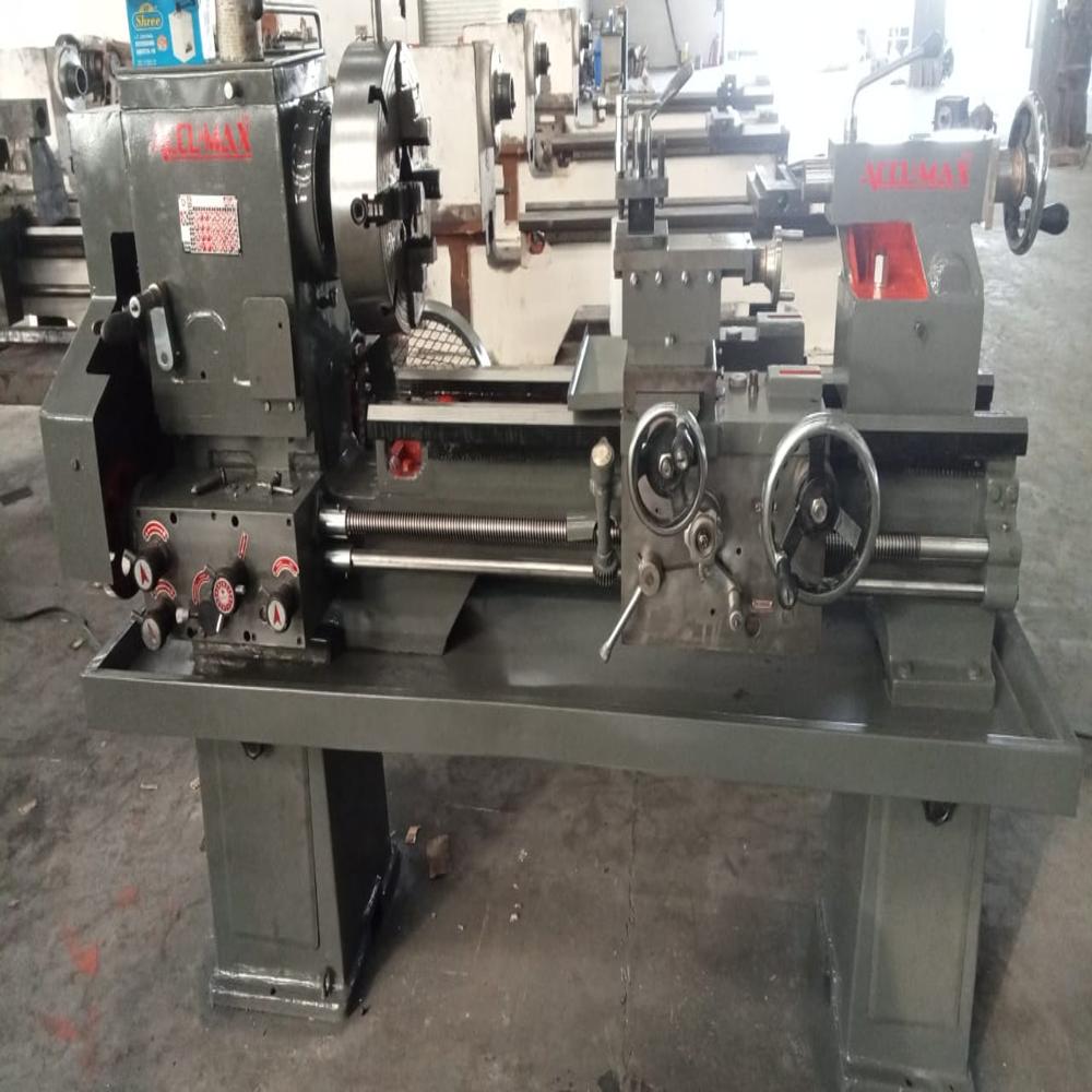 Belt Driven Lathe Machine - Stainless Steel, Semi-automatic With Frequency Speed Control | High Efficiency, Durable Performance For Heavy-duty Workloads