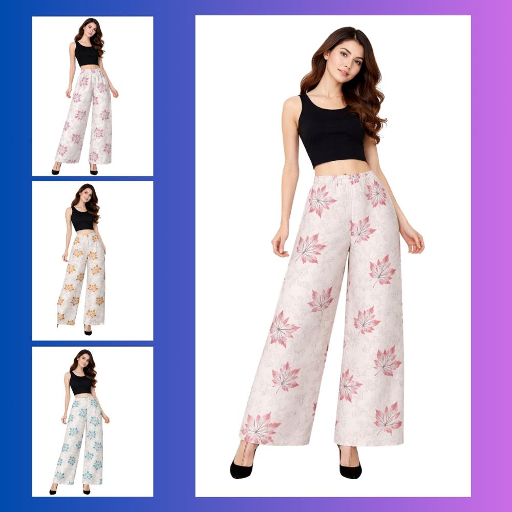 Splendid Printed Palazzo  Free Size