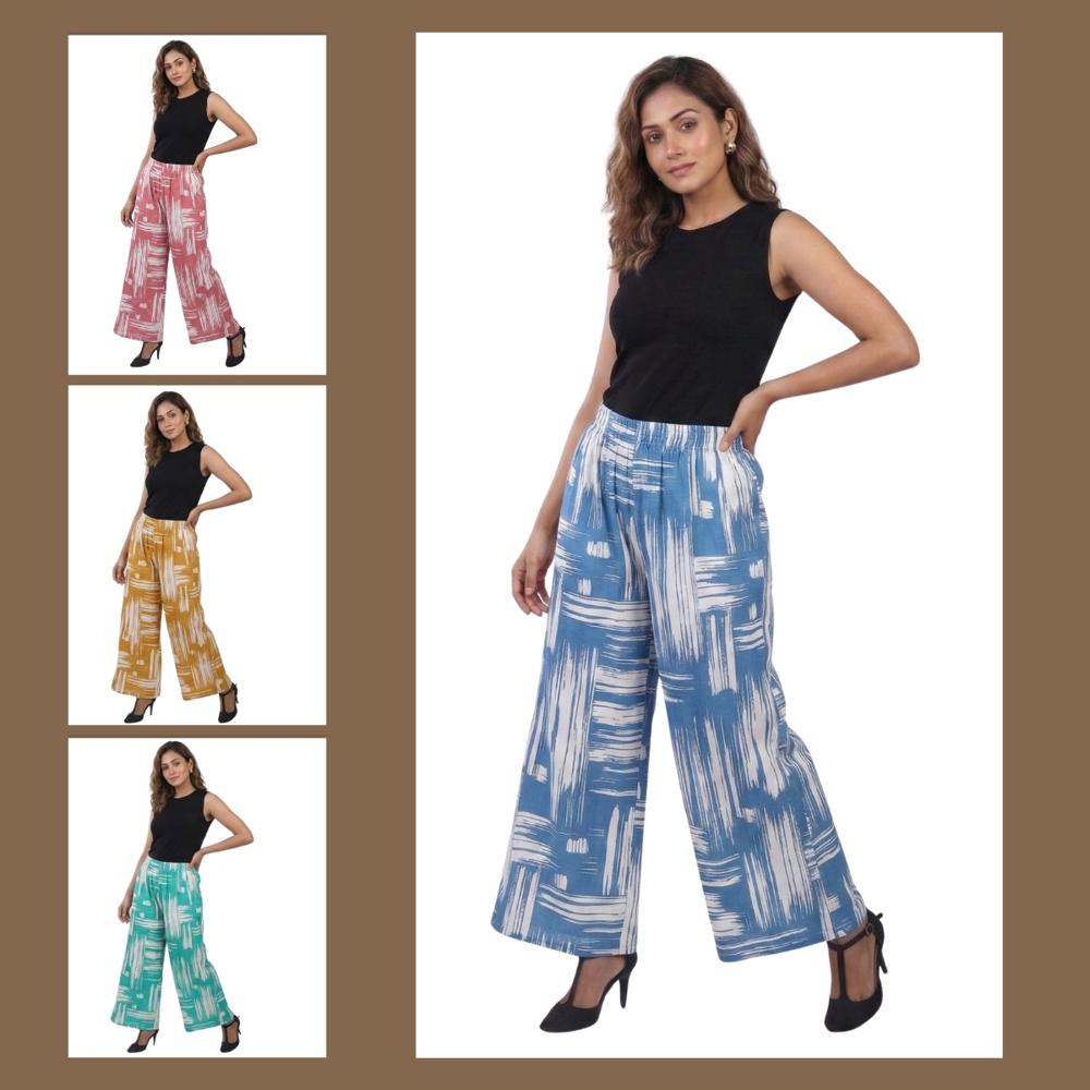 Splendid Printed Palazzo  Free Size