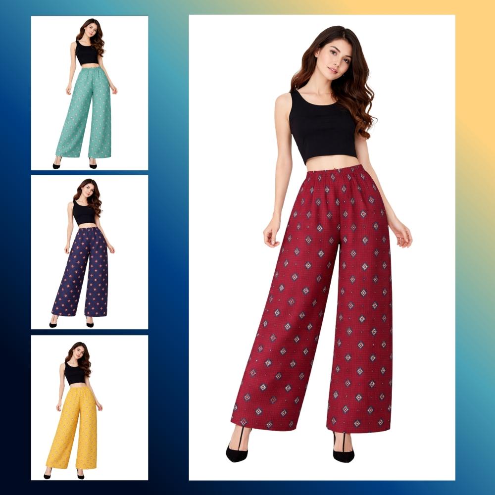 Splendid Printed Palazzo  Free Size